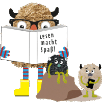 LeseMonster Liesbert liest Kindern vor